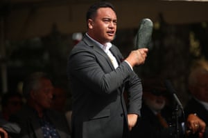 Isaiah Apiata on the upper treaty grounds