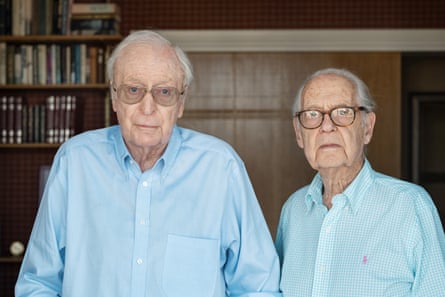 Michael Caine and John Standing photographed in 2023.
