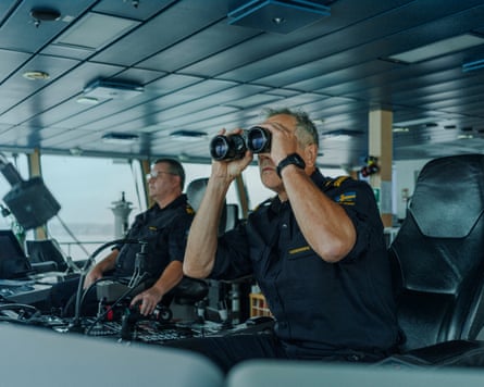 All eyes on deck … the Swedish coastguard to patrol an area that has become a hybrid warfare battleground.