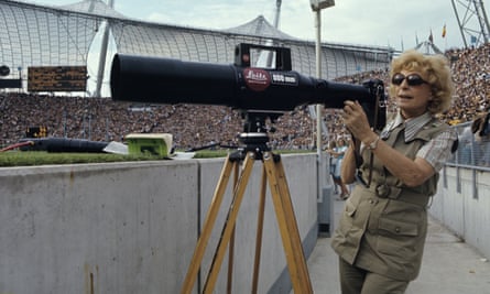 Riefenstahl works at the Munich Olympics in 1972