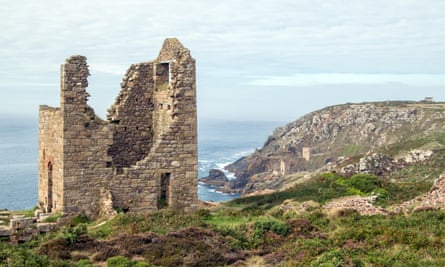 Wheal Edward and the Crowns, Tin Mines, Botallack, Cornwall UK