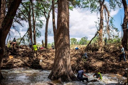 people in water