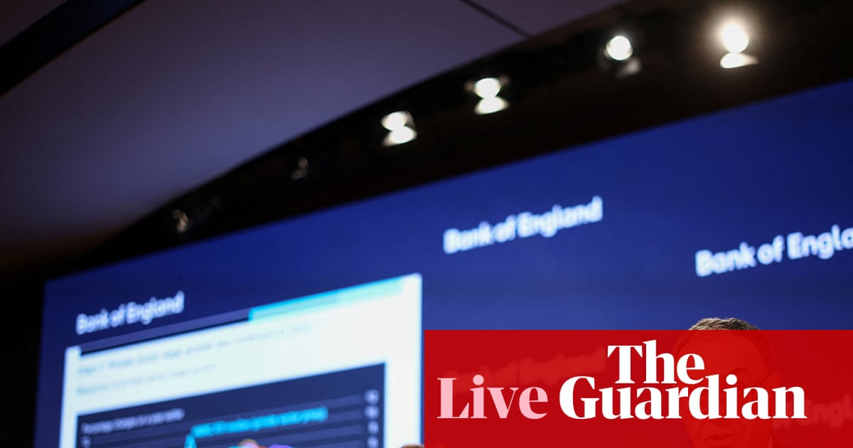 Bank of England expected to hold interest rates at noon despite Iran war inflation threat – business live