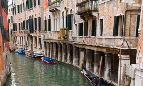 Sinking sprits ... gondolas in Venice.