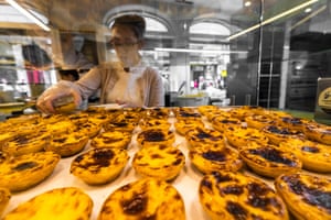 Pasteis de Nata, pudding tartlets, Portuguese pastries,