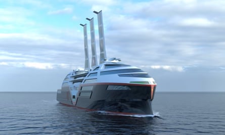 Image of an electric powered cruise ship
