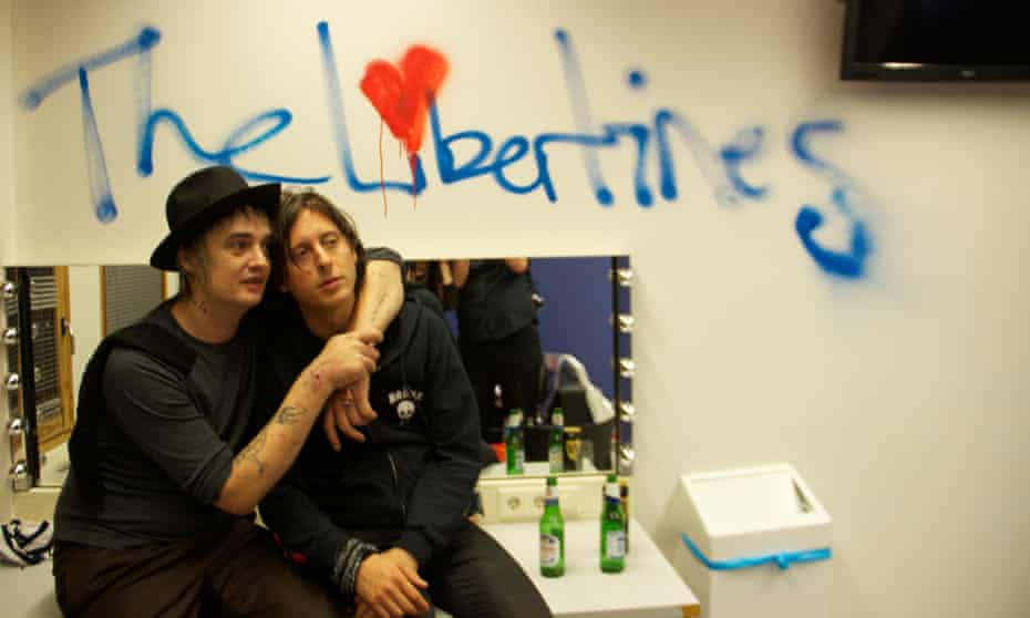 ‘Enduring urge for fame’: The Libertines’ Pete Doherty, left, and Carl Barât in 2014