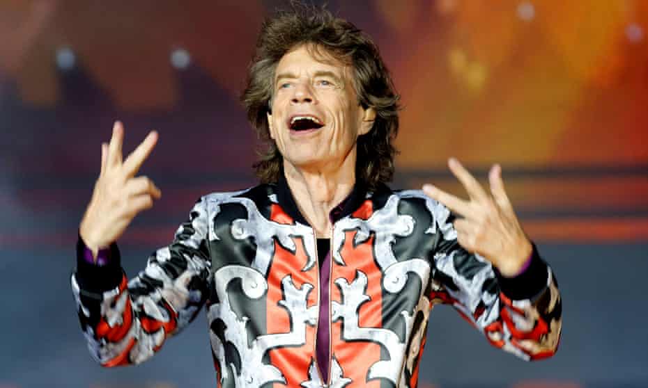 Mick Jagger performing with the Rolling Stones in 2018.