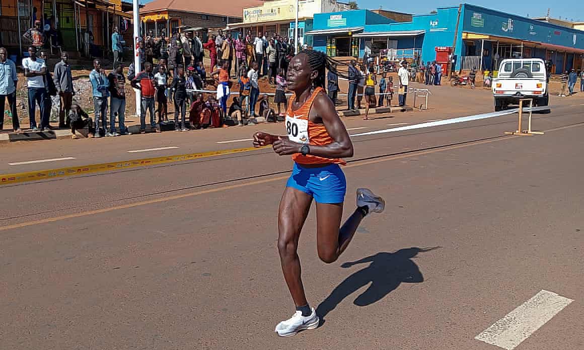 Rebecca Cheptegei running