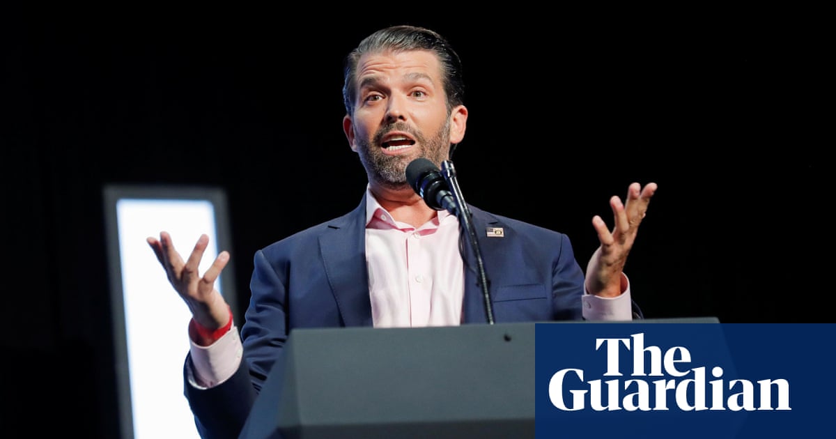 Donald Trump Jr To Self Publish Book About Biden Will He Fix The Typo First Donald Trump The Guardian