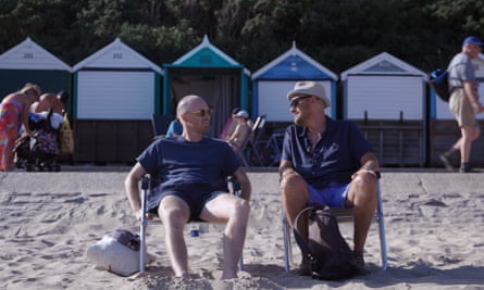 ‘It’s given us a channel to talk about things’ … Kit, left, with his father Lawrence.