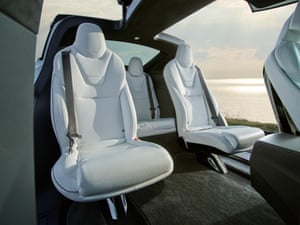 Inside story: the Model X comes as a five, six or seven seater