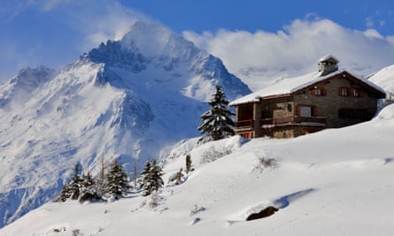 A chalet in the resort of Val-Cenis, Vanoise.