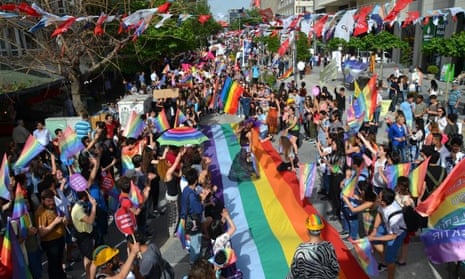 LGBT pride gathering in Ankara where activists are fighting an oppressive government. 