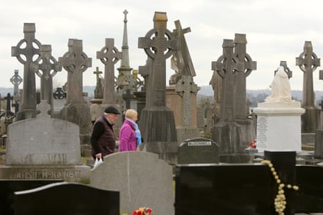 General view of Milltown cemetery in west Belfast