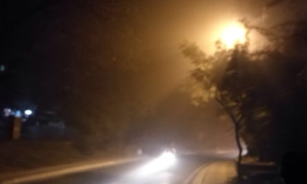 Smog in Delhi.