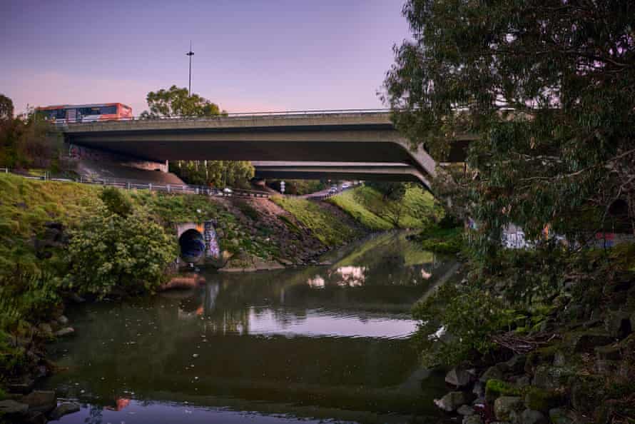 Where Merri Creek meets Yarra, it is too polluted to swim.