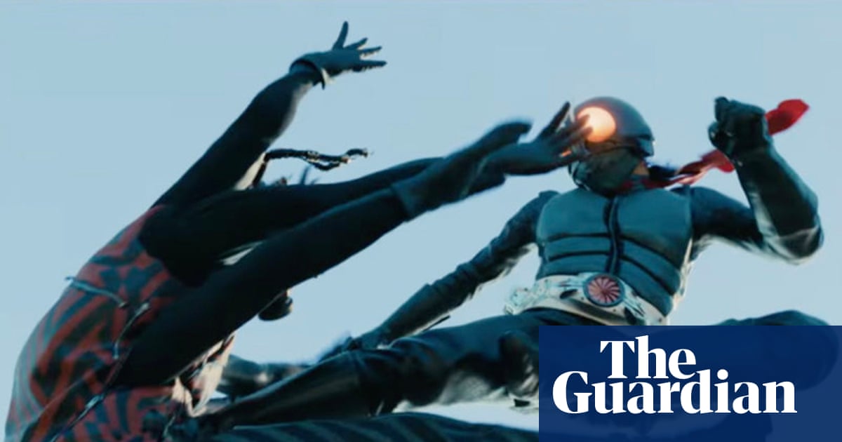 Shin Kamen Rider: who wouldn’t want to watch an action flick about a grasshopper-man hybrid?