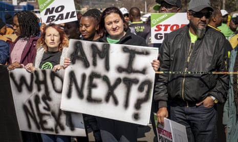 465px x 279px - South African police arrest more than 120 after gang-rape of eight women |  Sexual violence | The Guardian