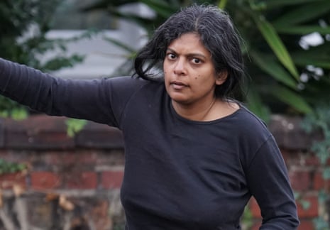 Rupa Huq photographed outside her home this morning.