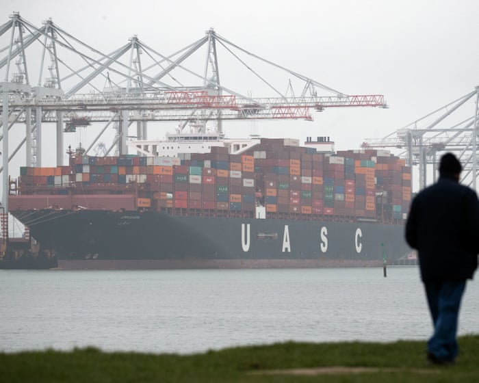UK food and drink exports fall as US tariffs and Brexit trade friction bites – business live