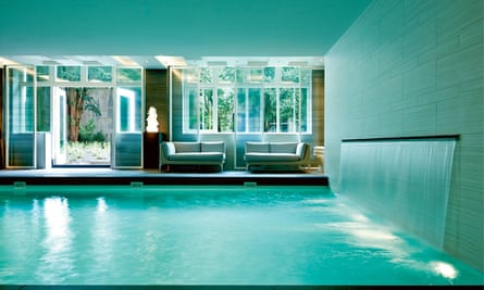Worth splashing out: the pool at the Waldorf Astoria.