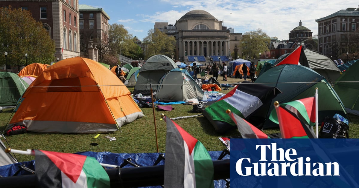 Pro-Palestinian protests sweep US campuses as House speaker heads to Columbia to voice ‘disgust’