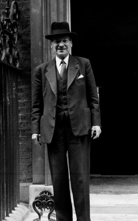 Clement Attlee at 10 Downing Street in 1947.