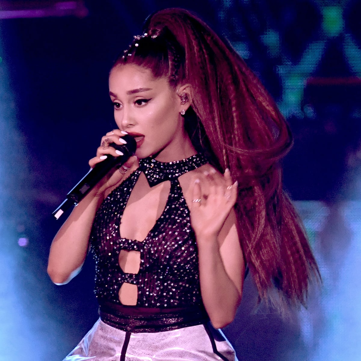 Ariana Grande To Grammys Producer You Re Lying About Me Music The Guardian