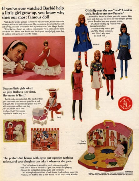 A Barbie advert from the 1960s.