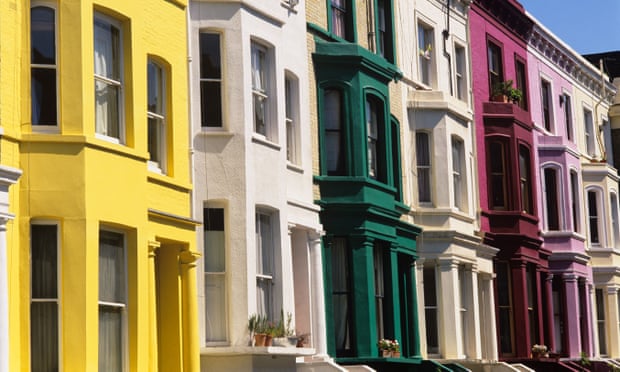 Houses in Notting Hill, west London