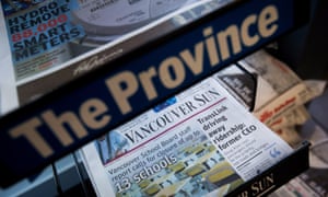 Postmedia publishes the Vancouver Sun and The Province.