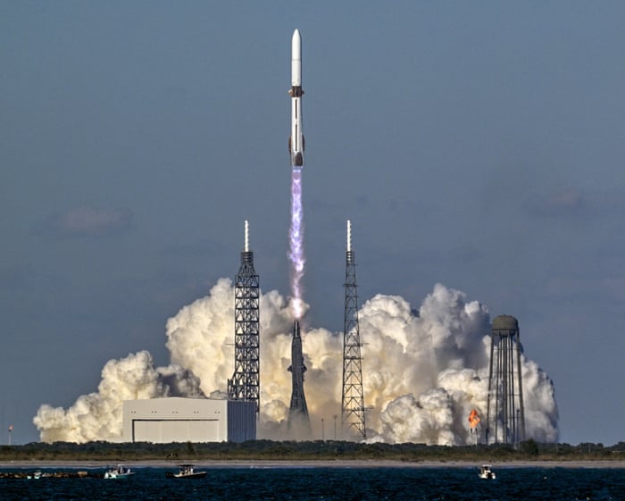 Watch Jeff Bezos's successful Blue Origin rocket launch – video