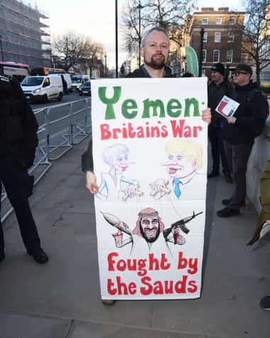 Protests against the visit of Mohammed bin Salman protest