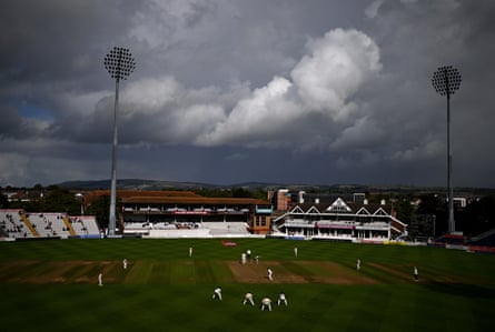 General view of play during Day Four of the Rothesay County Championship Division One match between Somerset and Yorkshire at The Cooper Associates County Ground on 11 September 2025 in Taunton