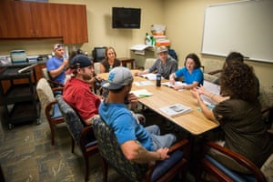 The start of a therapy session at Highlands Community Services for Drug Court participants