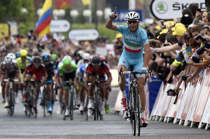 Vincenzo Nibali at the Tour de France in 2014