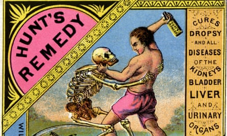 Pubblicità per Hunt's Remedy della fine del XIX secolo