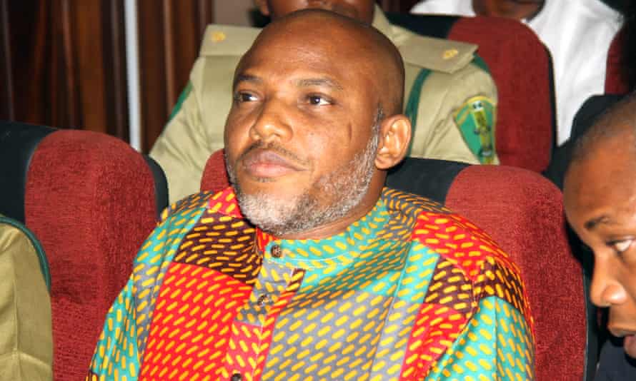 Kanu was wanted Nigerian authorities for broadcasting fierce monologues on Radio Biafra, a digital station he ran from his home in Peckham, south London.