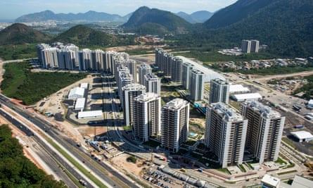 Just 240 of 3,604 apartments sold … the athletes’ village.