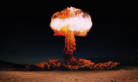 A hydrogen bomb test. 