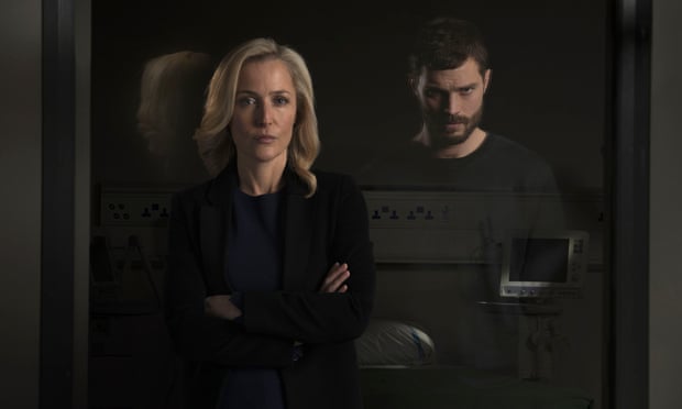 Heart of darkness … Gillian Anderson and Jamie Dornan in The Fall.
