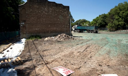 WestConnex demolition site