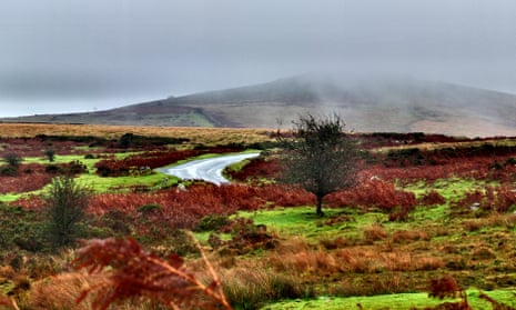 Gloomy and dramatic Dartmoor