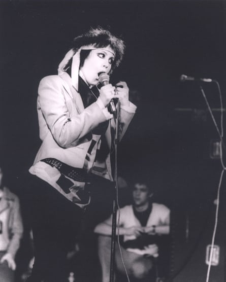 Pauline Murray performs with Penetration at the Roundhouse in London in 1978.