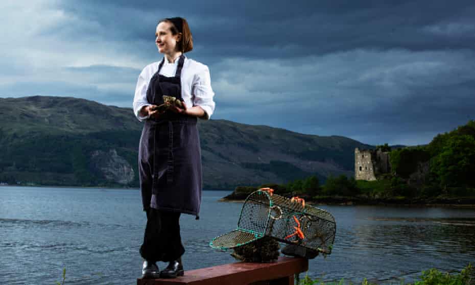 Pam Brunton, near restaurant Inver on the shores of Loch Fyne.