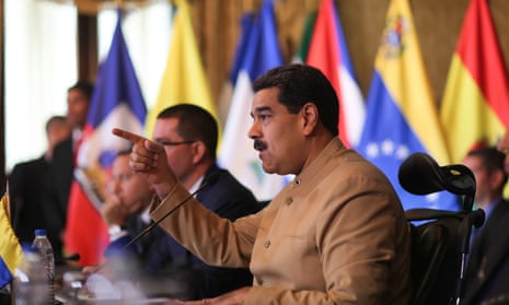 Washington slapped sanctions on Nicolas Maduro himself last week.