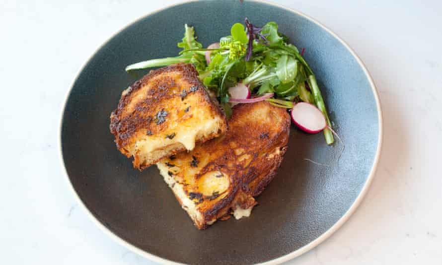 ‘Rich, salty cheese has leaked out and made direct searing contact with the iron’: cheese toastie.