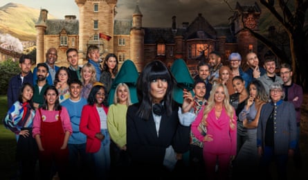 Murder capital … Yin Lü (far left) and the 2025 cast of The Traitors.