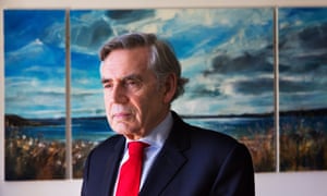 Former Labour party leader and prime minister Gordon Brown.